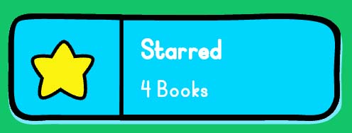 Starred books button in the Bookbot application